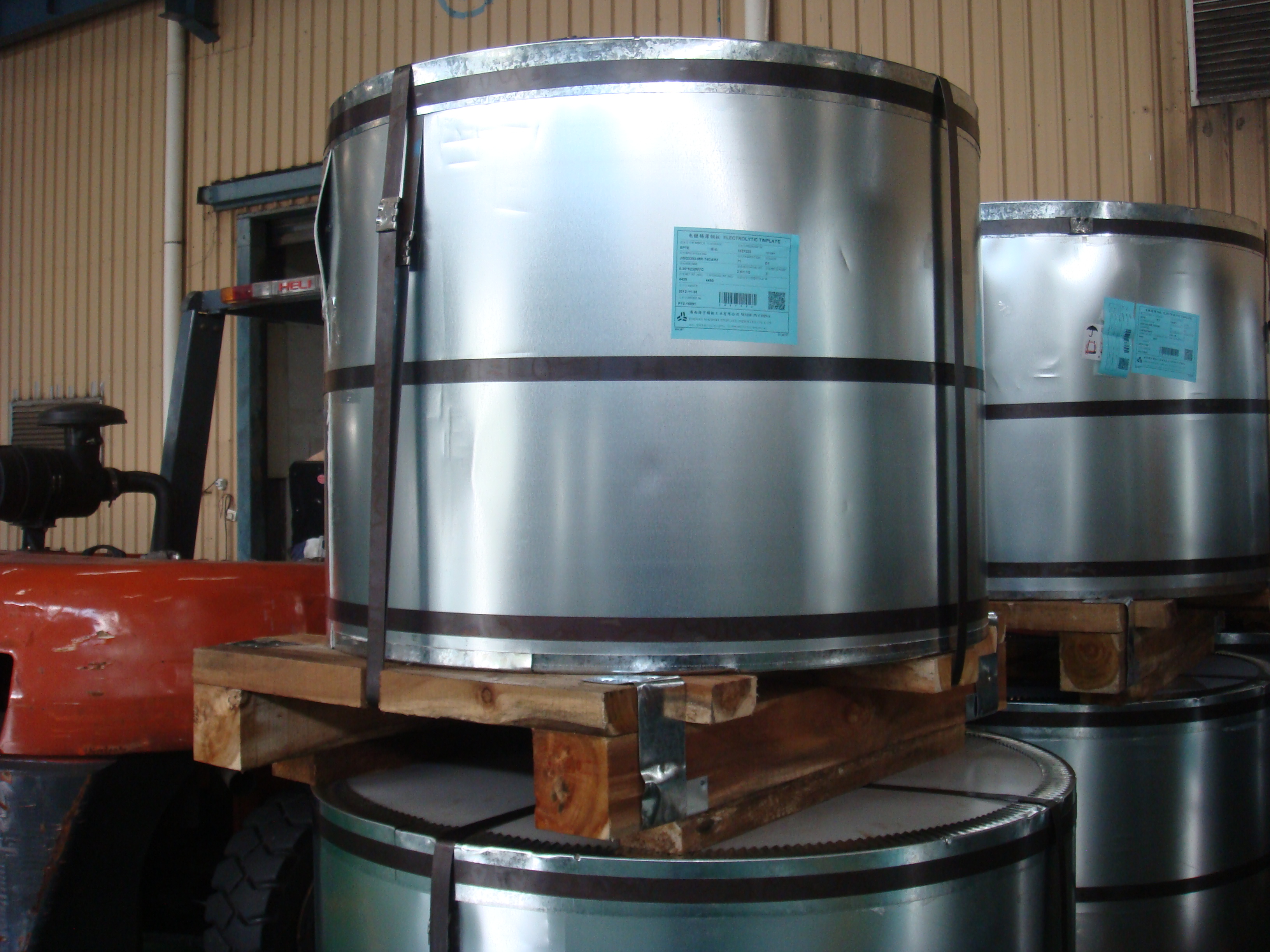 Tinplate sheets for metal packaging